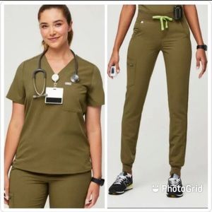 Figs Martini Olive Small Catarina One Pocket / Small Petite Zamora